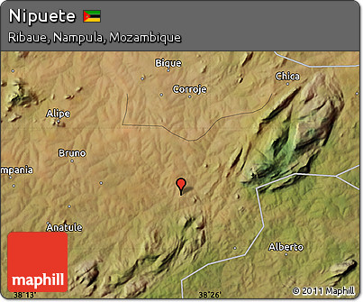 Satellite Map of Nipuete