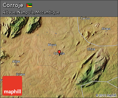 Satellite Map of Corroje