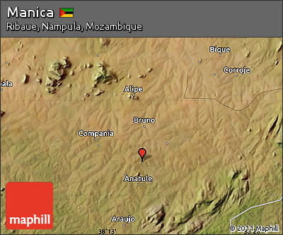 Satellite Map of Manica