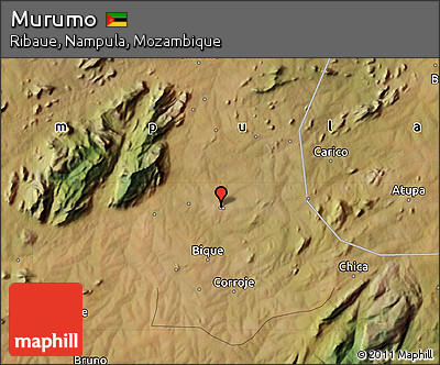 Satellite Map of Murumo