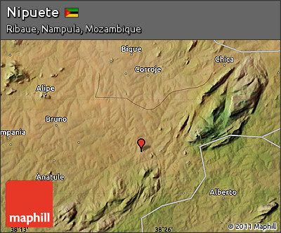 Satellite Map of Nipuete