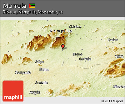 Physical Panoramic Map of Murrula