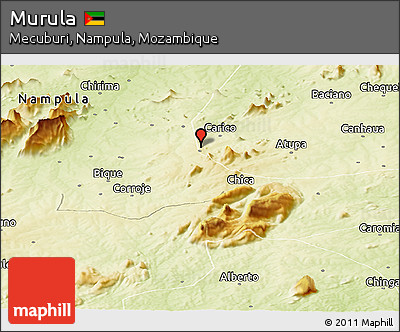 Physical Panoramic Map of Murula