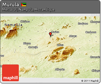 Physical Panoramic Map of Murula