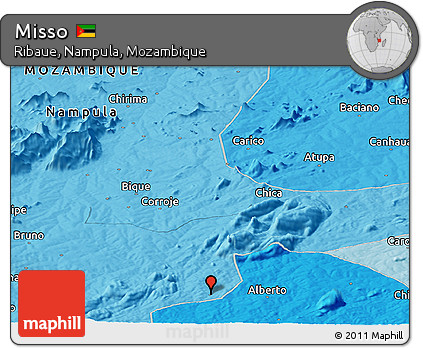 Political Panoramic Map of Misso