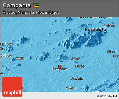 Political Panoramic Map of Compania