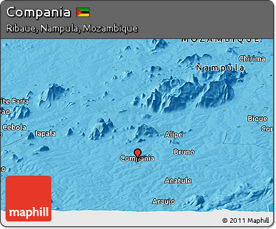 Political Panoramic Map of Compania