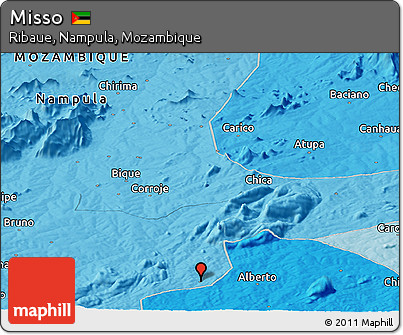 Political Panoramic Map of Misso