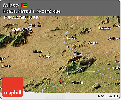 Satellite Panoramic Map of Misso