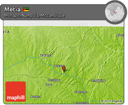 Physical 3D Map of Metia