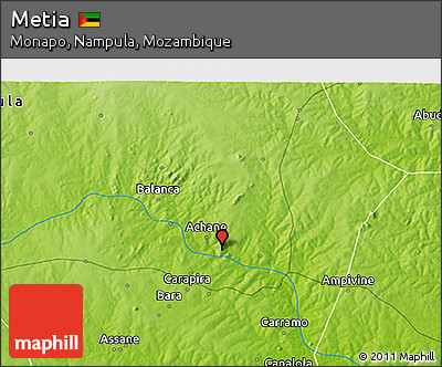 Physical 3D Map of Metia