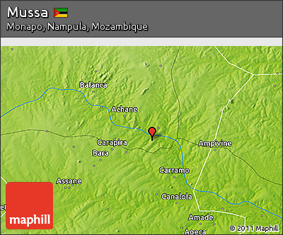 Physical 3D Map of Mussa