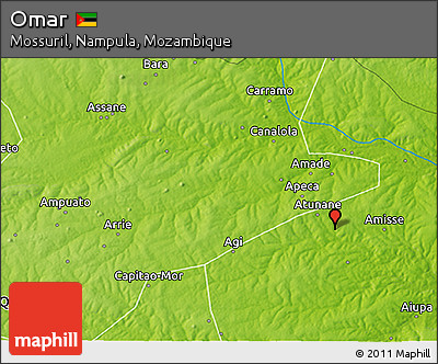 Physical 3D Map of Omar