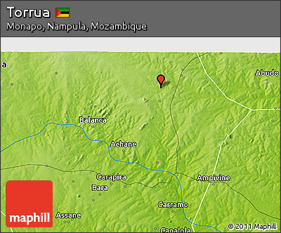 Physical 3D Map of Torrua