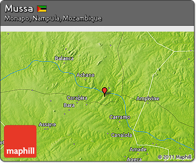Physical 3D Map of Mussa