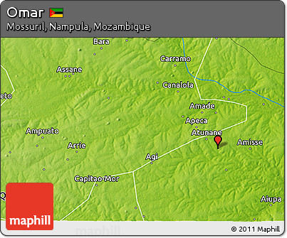 Physical 3D Map of Omar