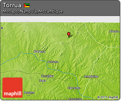 Physical 3D Map of Torrua