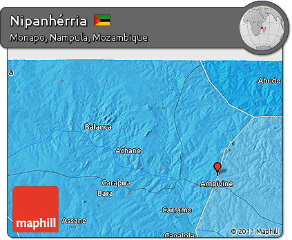 Political 3D Map of Nipanhérria