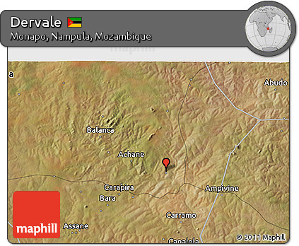 Satellite 3D Map of Dervale