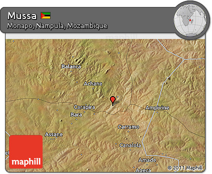 Satellite 3D Map of Mussa