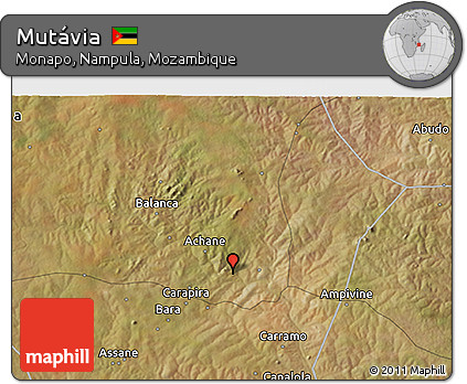 Satellite 3D Map of Mutávia