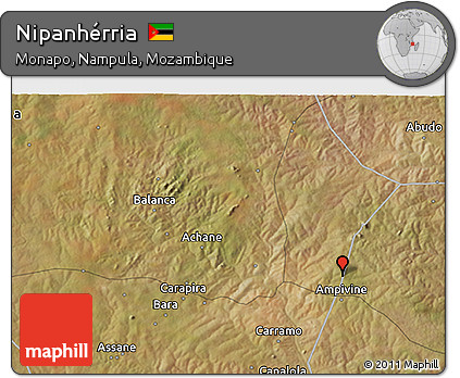 Satellite 3D Map of Nipanhérria