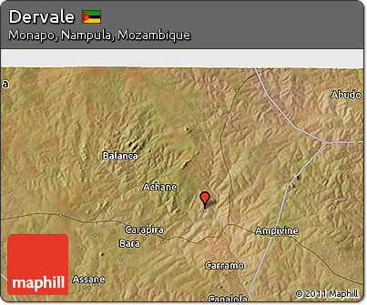Satellite 3D Map of Dervale