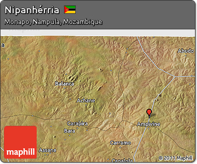 Satellite 3D Map of Nipanhérria