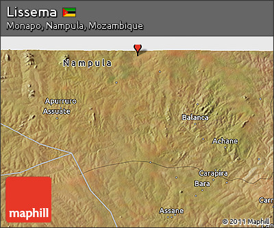 Satellite 3D Map of Lissema