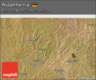 Satellite 3D Map of Nipanhérria