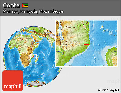 Physical Location Map of Conta