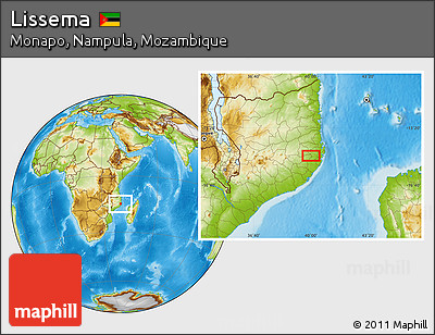 Physical Location Map of Lissema