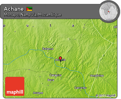 Physical Map of Achane