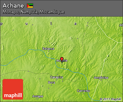 Physical Map of Achane