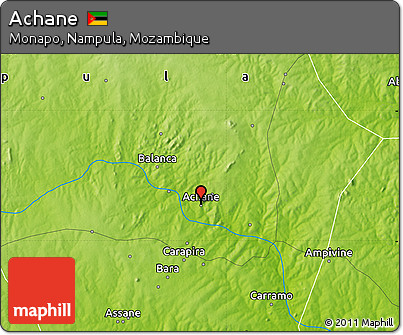 Physical Map of Achane
