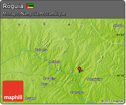Physical Map of Rôguia