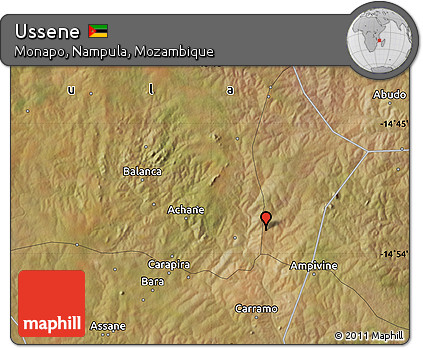 Satellite Map of Ussene