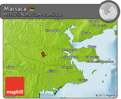 Physical 3D Map of Massaca