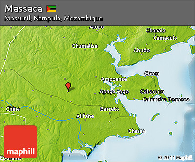 Physical 3D Map of Massaca
