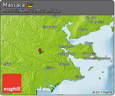 Physical 3D Map of Massaca