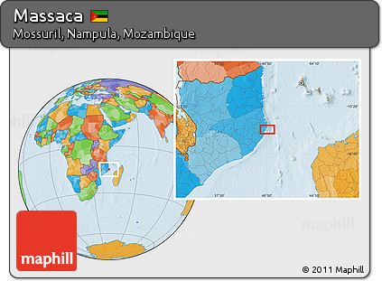 Political Location Map of Massaca