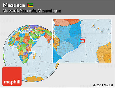 Political Location Map of Massaca