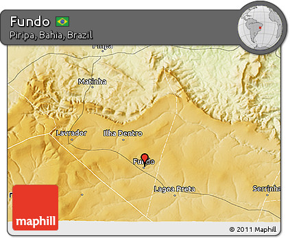 Physical 3D Map of Fundo