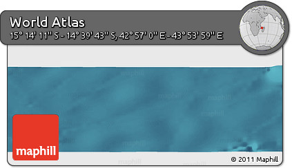 Satellite Panoramic Map of the Area around 14° 56' 57" S, 43° 25' 29" E