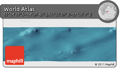 Satellite Panoramic Map of the Area around 14° 56' 57" S, 57° 1' 29" E