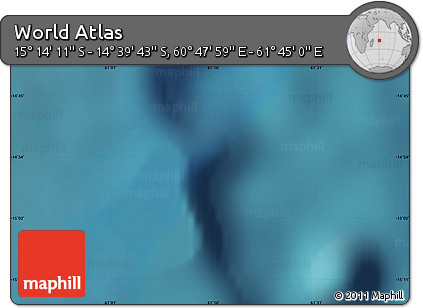 Satellite Map of the Area around 14° 56' 57" S, 61° 16' 29" E