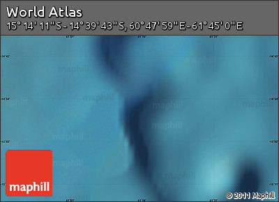 Satellite Map of the Area around 14° 56' 57" S, 61° 16' 29" E