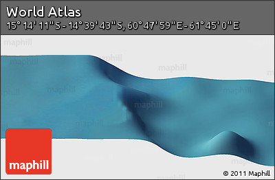 Satellite Panoramic Map of the Area around 14° 56' 57" S, 61° 16' 29" E