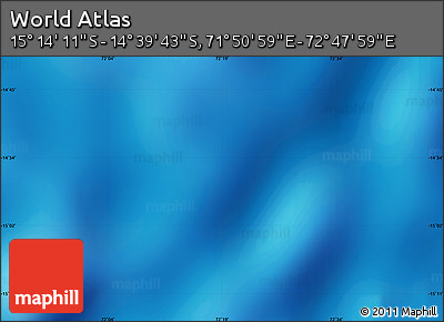 Physical Map of the Area around 14° 56' 57" S, 72° 19' 29" E