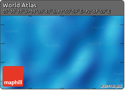 Physical Map of the Area around 14° 56' 57" S, 72° 19' 29" E